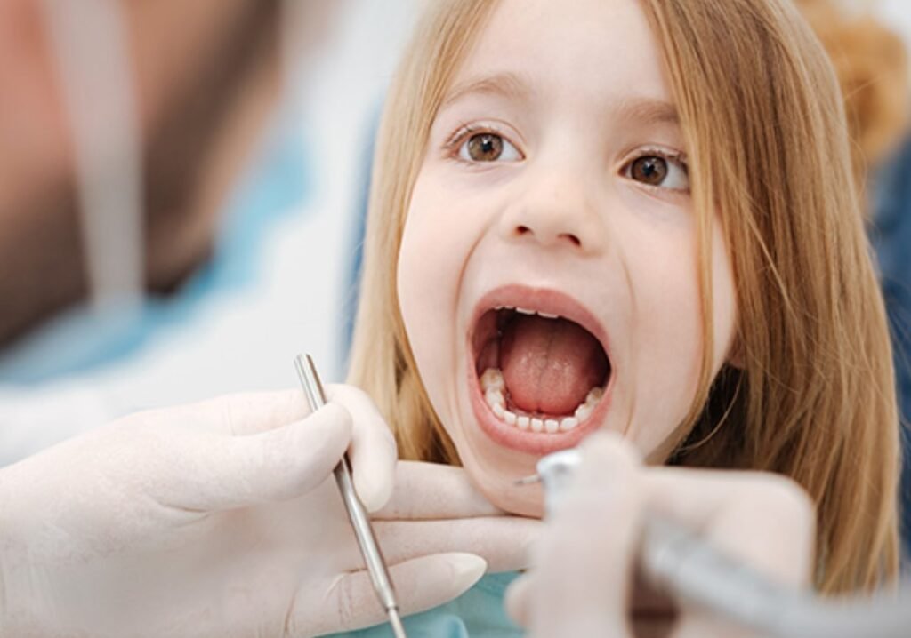 Kids dental cavity filling